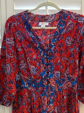 Jopna® Maxi Empire 3/4 sleeve Dress Size M